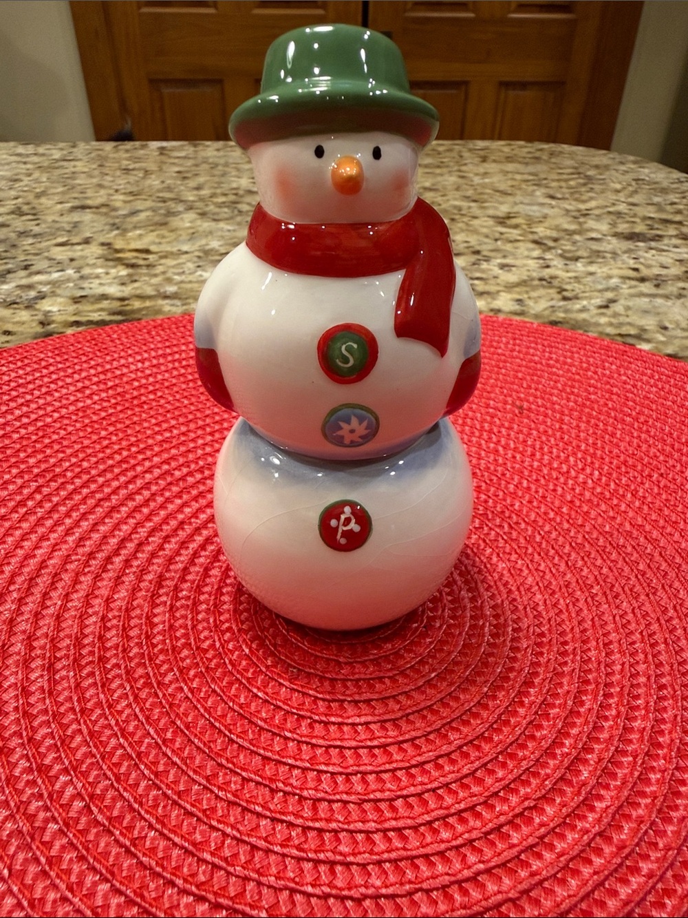 Hallmark Snowman Salt & Pepper Shaker Set